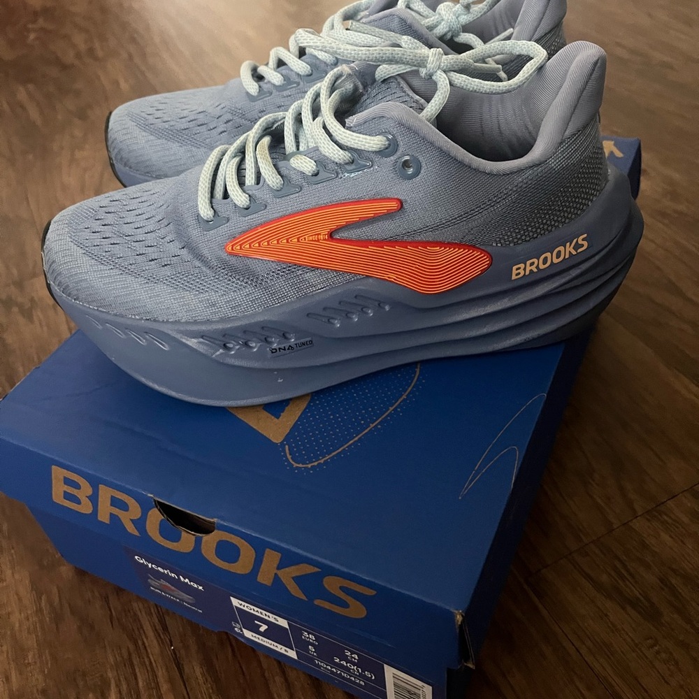 Brooks Glycerin Max Blue Running Shoes - Picture 4 of 4